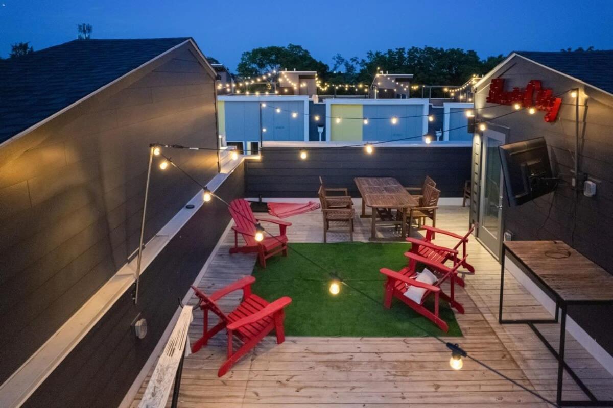 Carrie Underwood'S East Side Rooftop Game Room ناشفيل المظهر الخارجي الصورة
